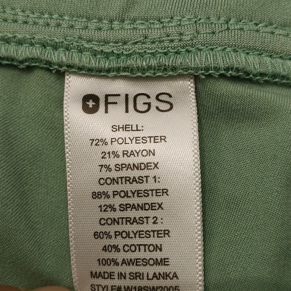 FIGS‎ Technical Collection Mens XXL Seafoam Green Jogger Scrub Pants